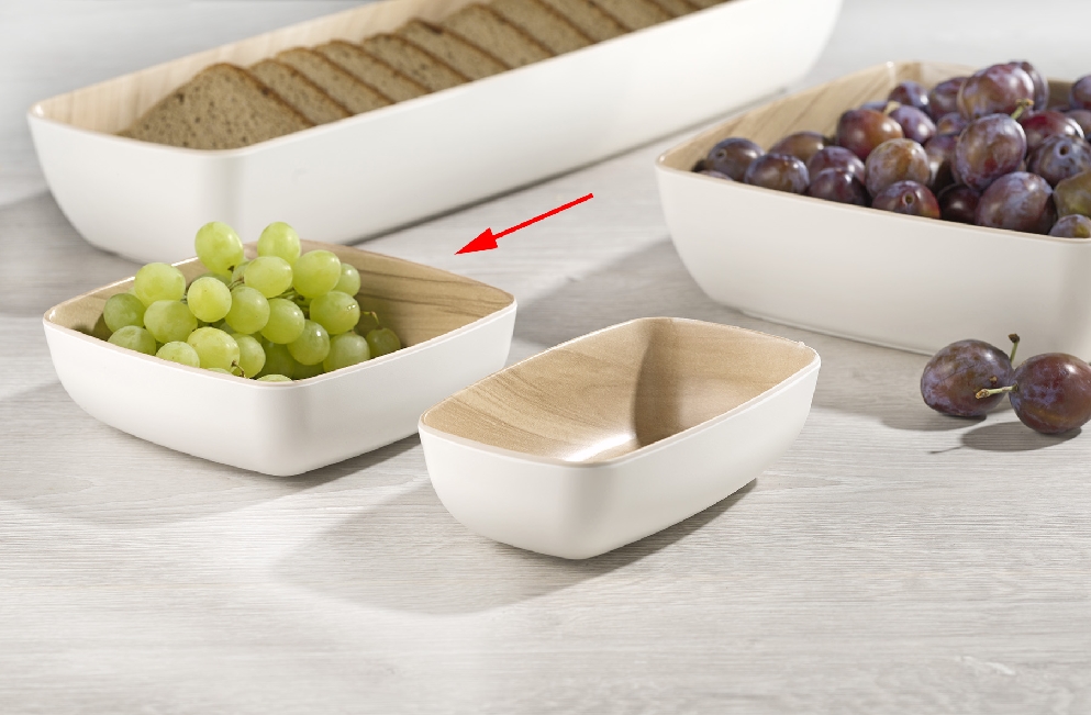 APS Schale CATE, Inhalt: 850 ml, Größe: 165 x 165 x 55 mm,