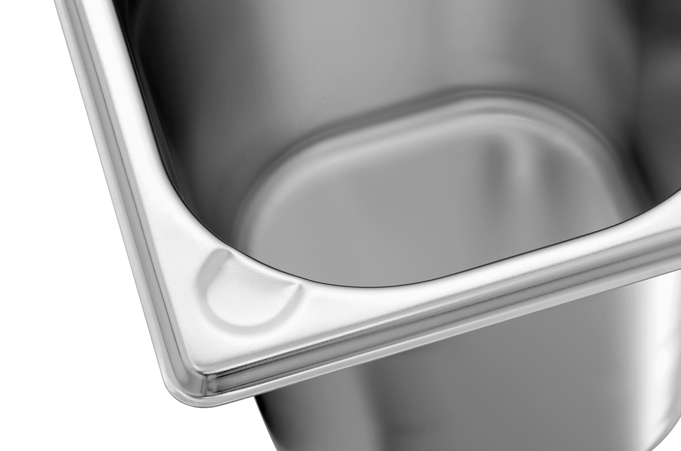 Bartscher GN-Behälter, 1/6GN,T150, Basic Line |Ausführung: Ohne Perforation | Maße: 17,6 x 16,2x 15,0 cm. Gewicht: 0,2 kg