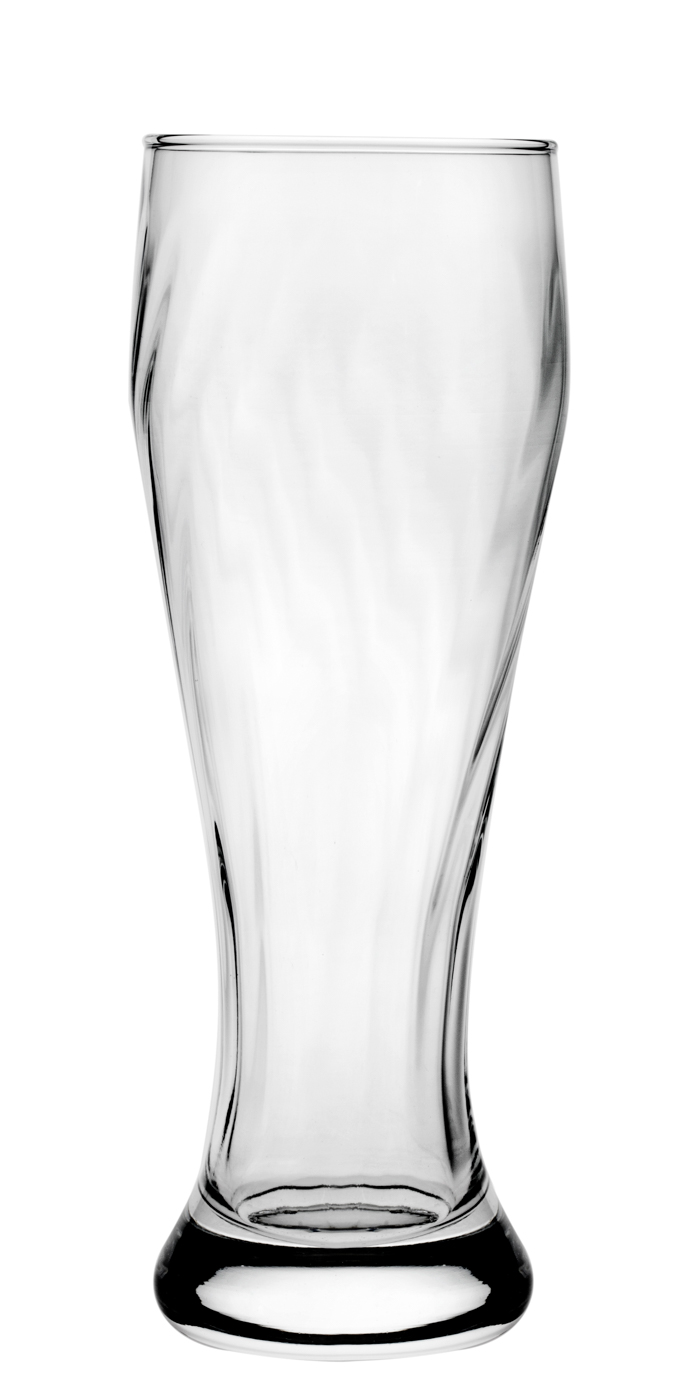 Weizenbierglas Pasabahce, 0,665 ltr., Ø 7,6 cm, Set á 6 Stück, Glas