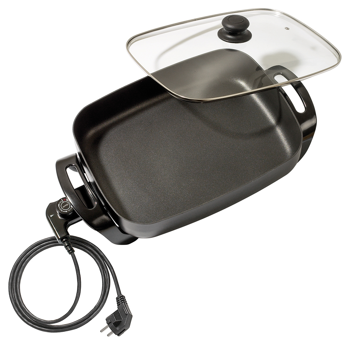 Bartscher Multipfanne 40x30 | Ausführung innen:Antihaftbeschichtung | Maße: 49 x 31 x 19,5 cm.Gewicht: 3,2 kg