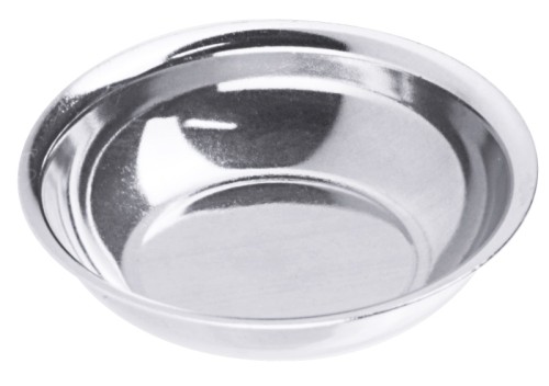 Zuckerschale aus Edelstahl , hochglänzend Durchmesser: 6,5 cm, Höhe: 1,5 cm