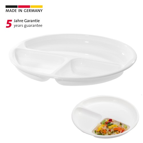 Westmark Mikrowellen-Menüteller, ø 25 cm