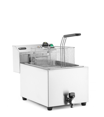 Fritteuse 10 Liter, 400V, 6600W, HENDI, Profi Line, 10L, 400V/6600W, 302x687x(H)375mm