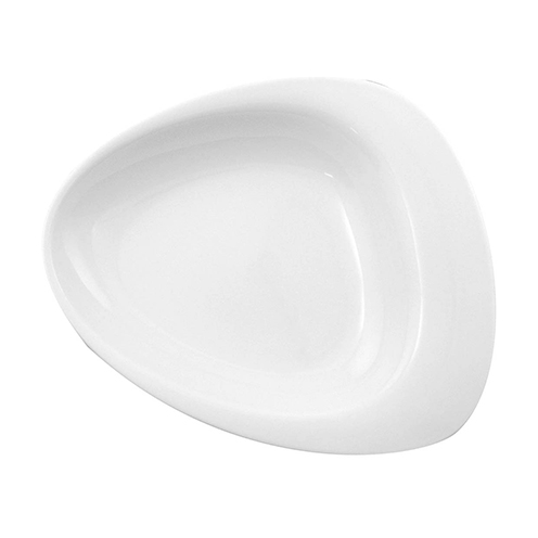 Teller tief 24 cm - Form: Calla - weiss - aus, Porzellan. Hersteller: Eschenbach. "Made in, Germany".