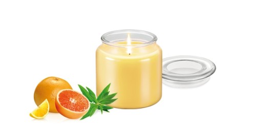 Duftkerze FANCY HOME 410 g, Verbena