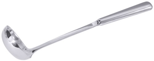 Suppenschöpfer Serie ERGONOM, aus Edelstahl 18/0, hochglänzend, ergonomisch profilierter Griff aus Edelstahl 18/10, fugenlos