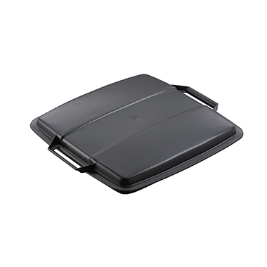 DURABLE Abfalleimer DURABIN 90 52 x 61 x 49 cm (B x H x T) 90l 1 Sortierfach Polypropylen grau