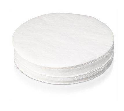 BONAMAT Rundfilterpapier/Flachfilterpapier B5, Durchmesser 172 mm, Inhalt: 250 Stück