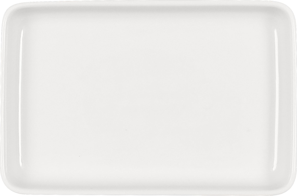 BAUSCHER systemgeschirr dialog relief Platte tief rechteckig 18 x 12 cm