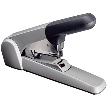 Leitz Heftgerät P5, 25/10 Flachheftung 60 Bl. (80 g/m²) inkl. 1.000 Heftklammern 25/10 Metall/Kunststoff silber