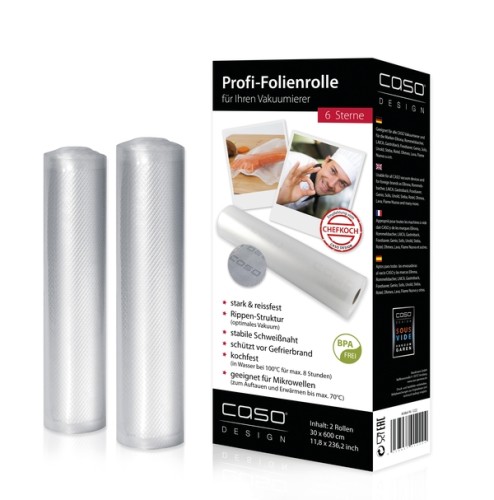 CASO Folienrollen 30x600 cm, 2 St.