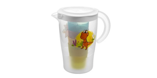 Krug mit 4 Trinkbechern DINO 1,7 l