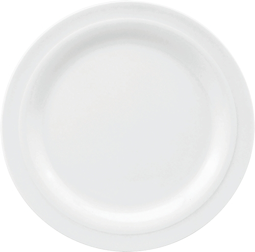 Teller flach 20cm Form 1498 Joker - uni weiß Schönwald Porzellan