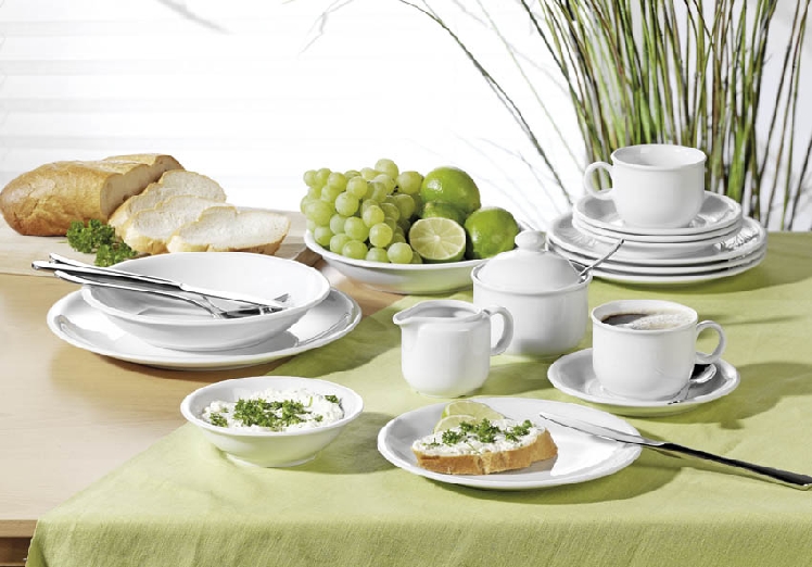 Suppenteller COMPACT, Durchmesser: 20 cm, uni weiss, Seltmann Porzellan.