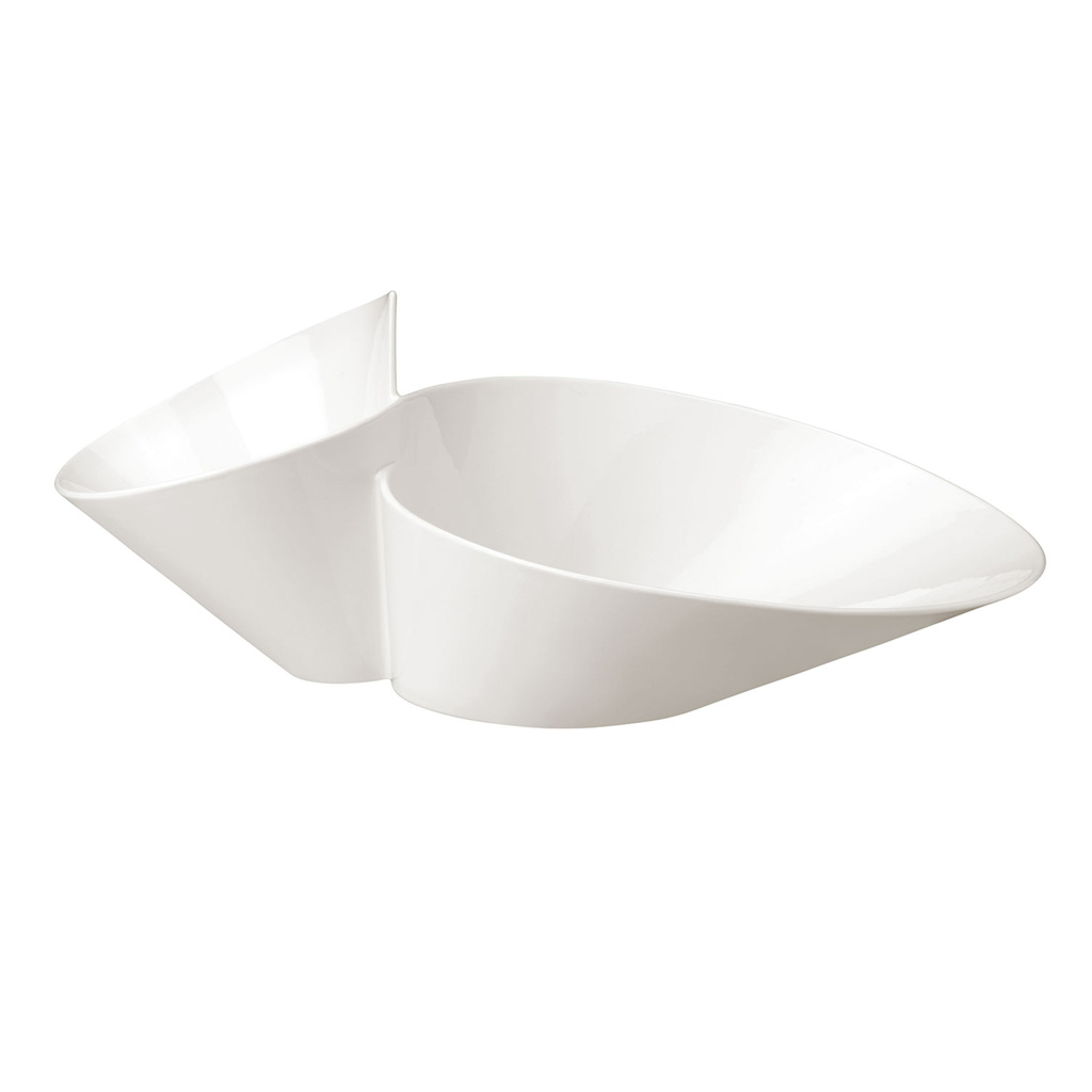 Villeroy und Boch Eye-catcher Doppel bol - Maße: 49 x 27 x 17 cm / Ser.: NewWave