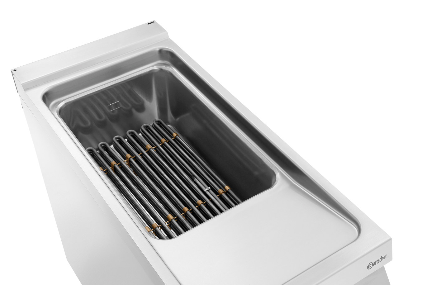 Bartscher Elektro-Standfritteuse | Unterbau-Art:Flügeltür | Maße: 40 x 90 x 90,0 cm. Gewicht: 54,8kg