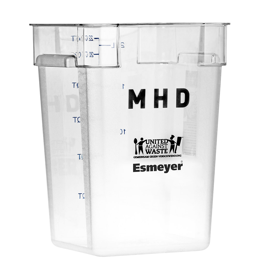 Behälter UAW Druck: MHD Maße: 283x283x400mm, Polycarbonat