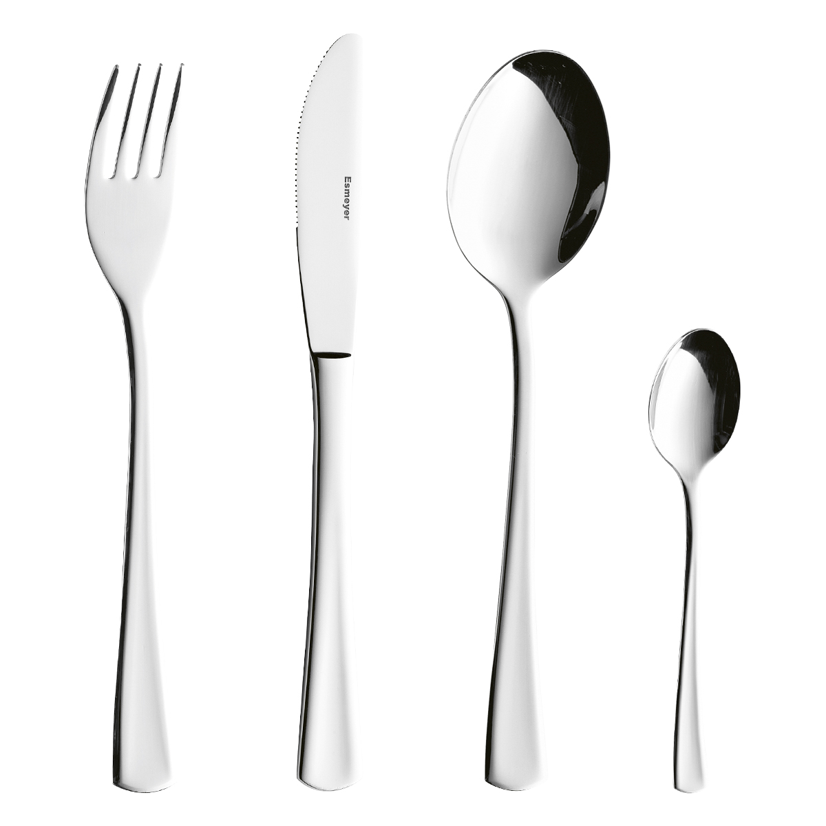 24-teiliges Besteckset STOCKHOLM aus Edelstahl 18/10, poliert. Messer aus Klingenstahl.