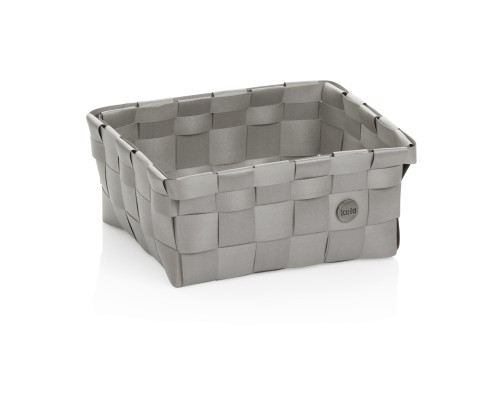 Kela Korb Neo aus Polypropylen (PP), silbergrau, ca. 190mm x 230mm x 100mm (L x B x H)