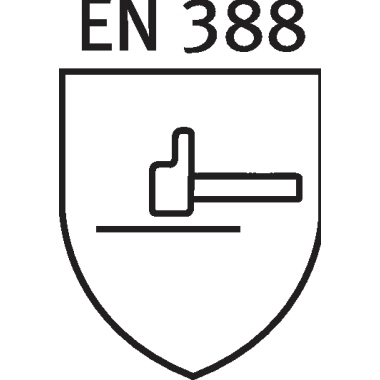 ULITH Arbeitshandschuh 10 II Rindleder natur, II, Werkstoff: Rindleder, Farbe: natur Doppelte Nähte, Zeigefinger ganz