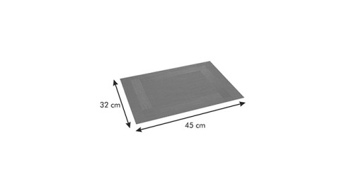 Platzset FLAIR FRAME 45x32 cm, rot