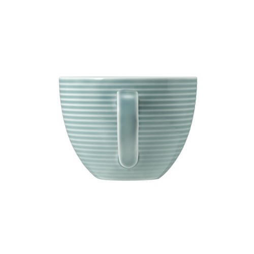 Seltmann Kaffeeobertasse 0,26 l mit Relief, rund mit Relief, Form: Beat, weiss Arktisblau, hohe Kantenschlagfestigkeit, Made in Germany