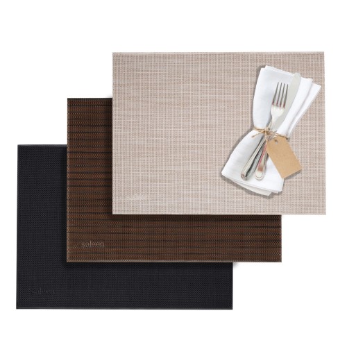 Westmark Tischset »Uni«, 42 x 32 cm, braun/schwarz meliert