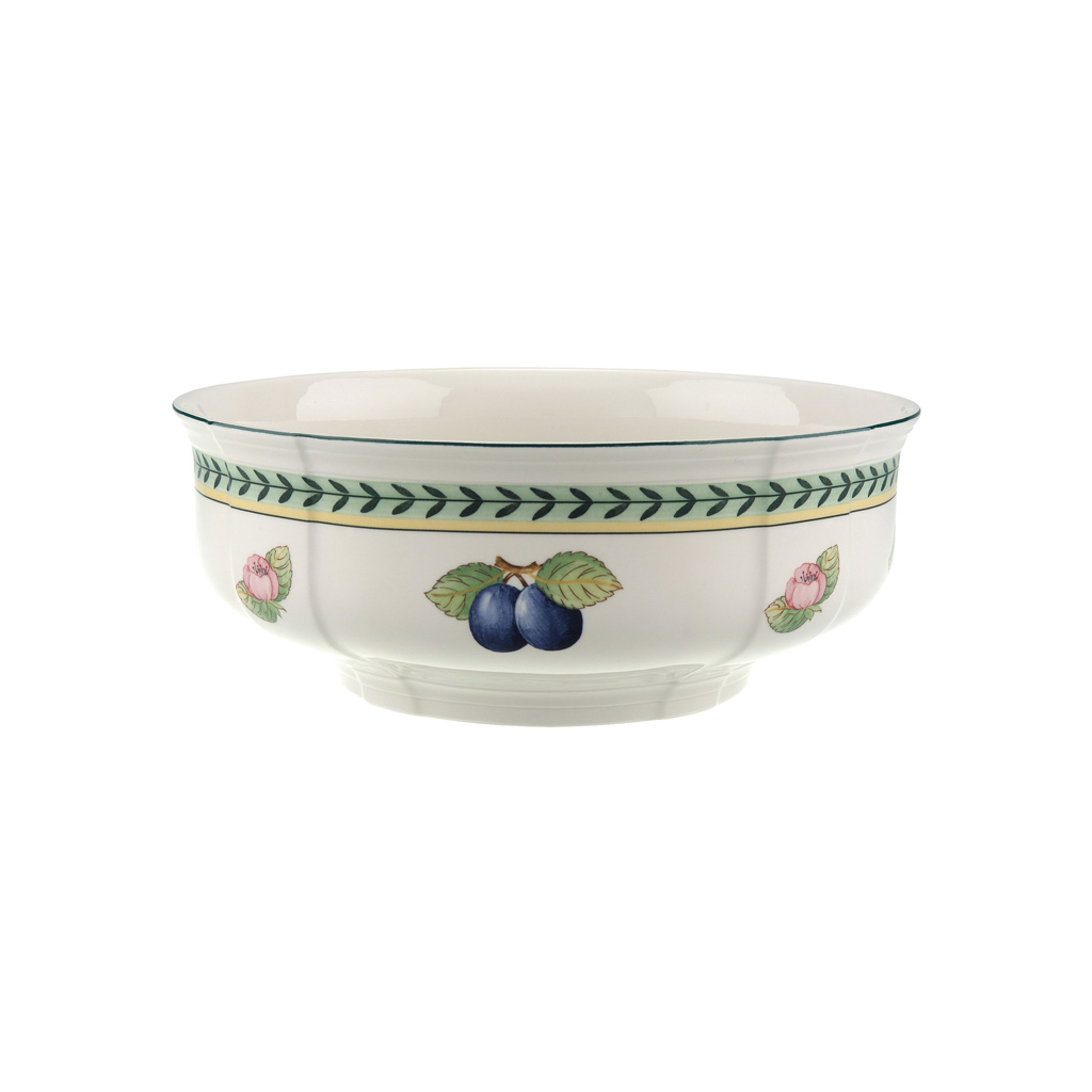 Villeroy und Boch Schüssel rund - Maße: 25 x 25 x 10 cm / Ser.: French Garden Fleurence