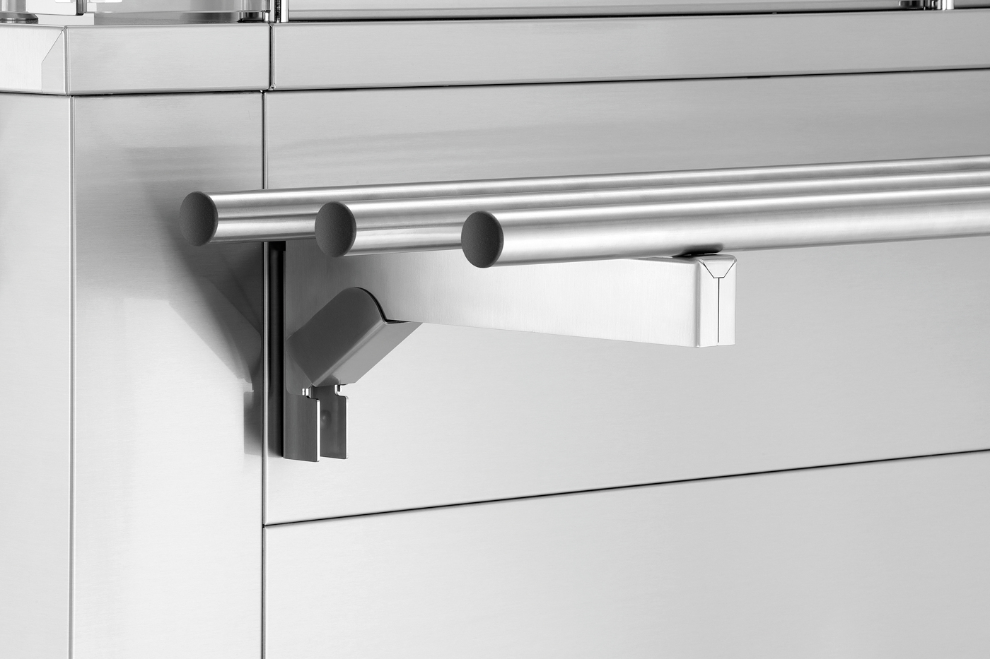 Bartscher Tablettrutsche KST2200 Plus |Inklusive: Befestigungsmaterial | Maße: 110 x34,5 x 13,0 cm. Gewicht: 4,1 kg