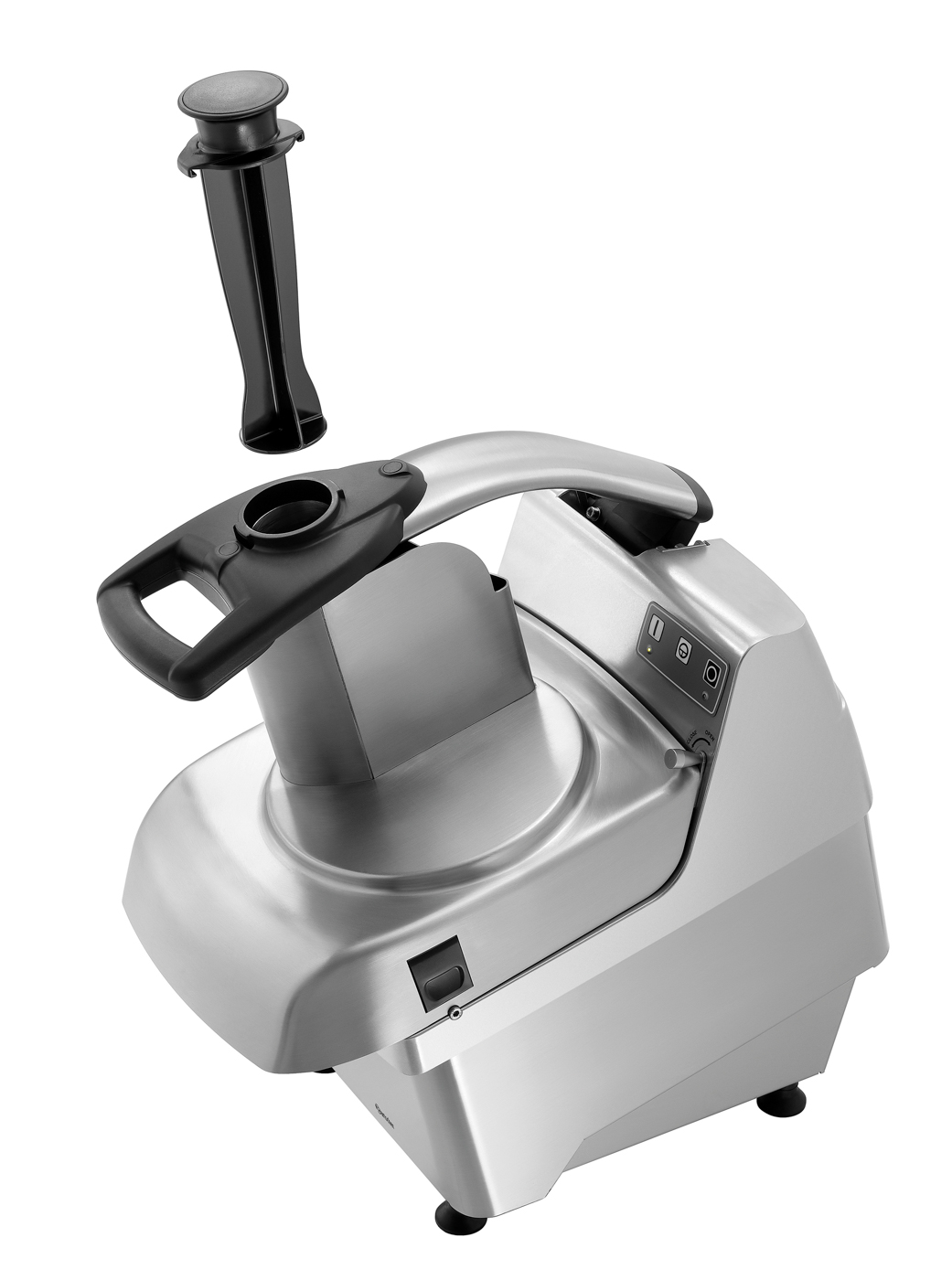 Bartscher Gemüseschneider GMS580 | Inklusive: 1Auswurfscheibe ,1 Schneidscheibe E2-580 | Maße:28 x 49 x 53,0 cm. Gewicht: 18,3 kg