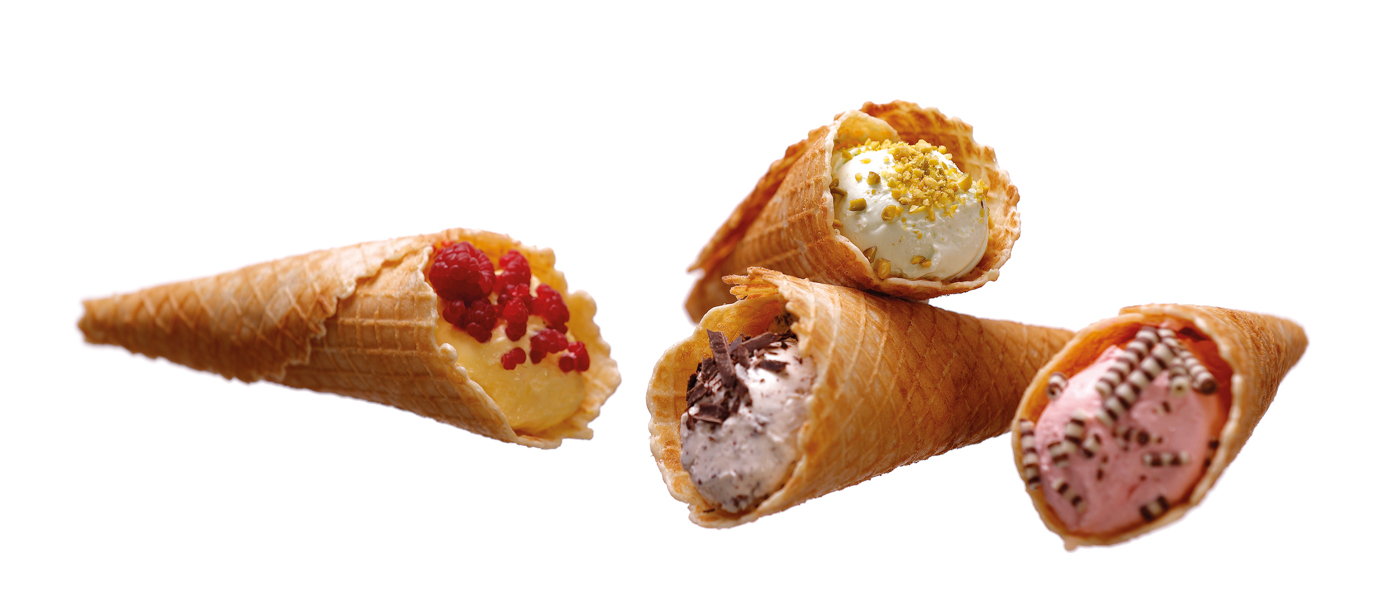 Bartscher Waffeleisen MDI Cone 2120 |Eigenschaften: Signalton nach Ablauf der Zeit (0- 9:30 Minuten) | Maße: 25,5 x 46 x 25,0 cm.