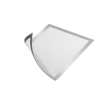 DURABLE Magnetrahmen DURAFRAME® MAGNETIC DIN A4 Folie silber metallic 5 St./Pack.