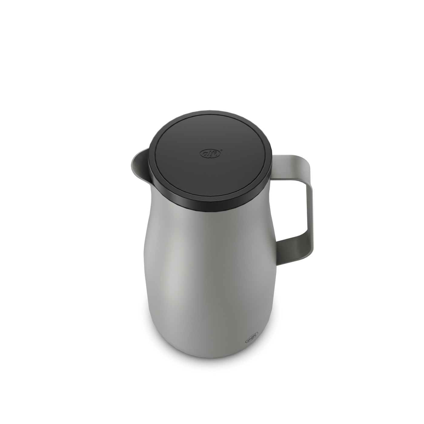 Isolierkanne Studio 1,0 l; funktionales Design by pearl creative Christian Rummel & Tim Storti; hochwertiger doppelwandiger Edelstahl linen beige