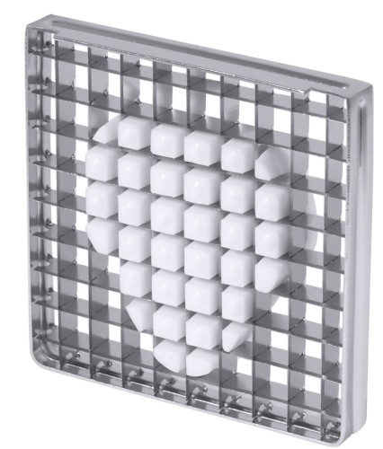 Schneideinsatz 10 mm zu Pommes frites-Schneider ganz aus Edelstahl 18/10 (auch Bodenplatte), auswechselbare Schneideinsätze aus