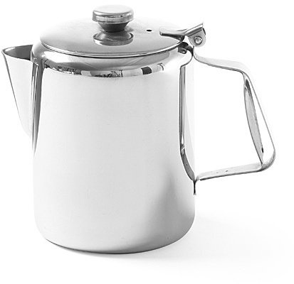 HENDI Kaffee-/Teekanne mit Scharnierdeckel - 97x142 ØxH mm - 0,75 Liter