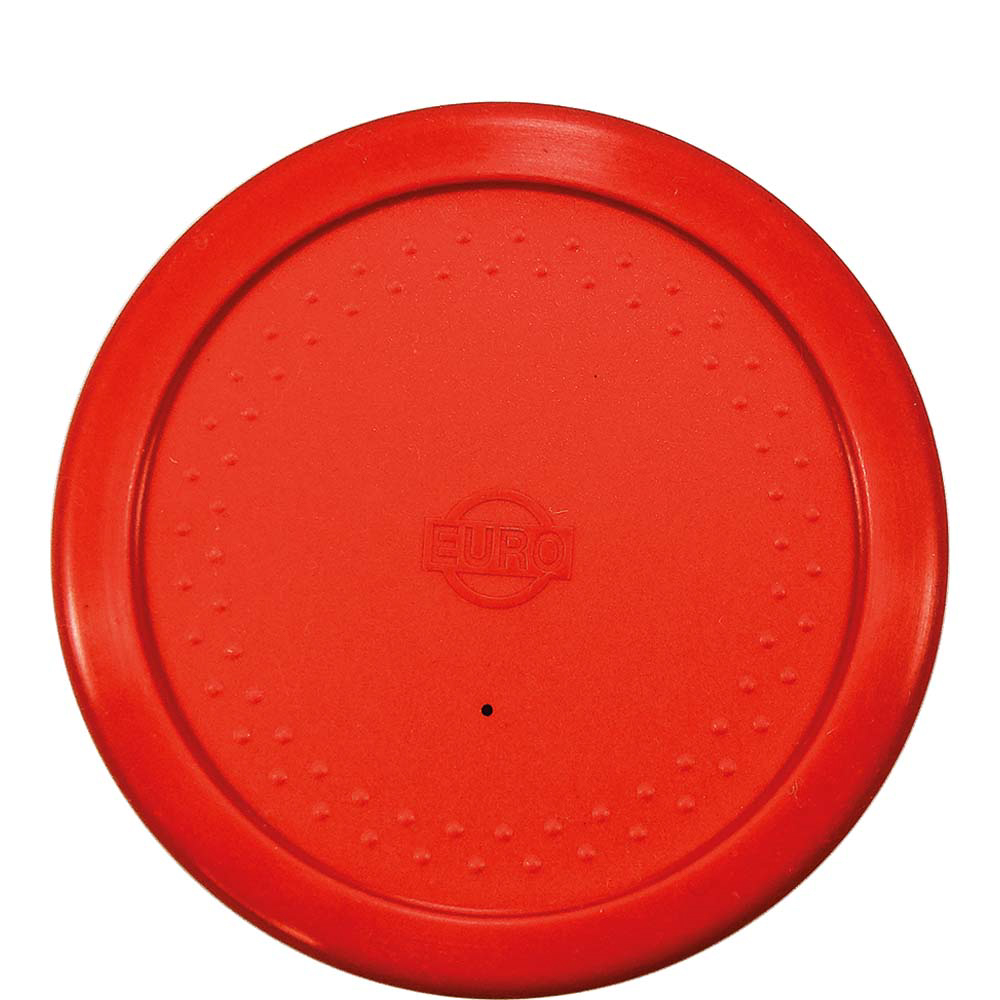 Euro Euro Silikondeckel Rot 11,1cm (+200°C), rot, Silikon