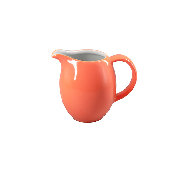 Gießer 0,20 l (alt 0,25 l) - Form: Table, Selection - Dekor 79935 koralle - aus Porzellan., Hersteller: Eschenbach. "Made in Germany".