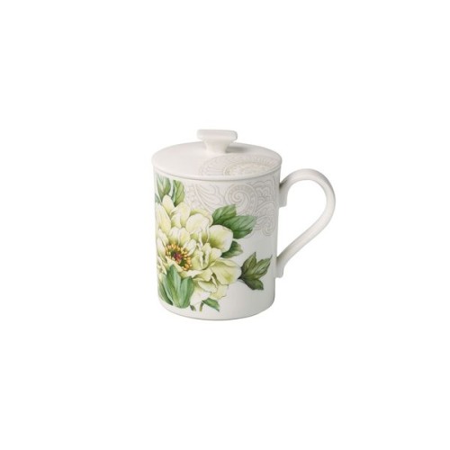 Villeroy & Boch Quinsai Garden Gifts Becher mit Deckel, Inhalt: 0,32 l