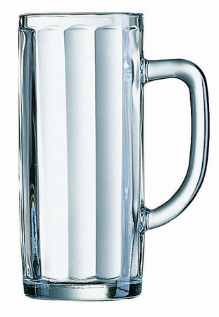 Bierkrug MINDEN Inhalt 0,33 ltr Füllstrich 0,25 ltr - Höhe 14,6 cm