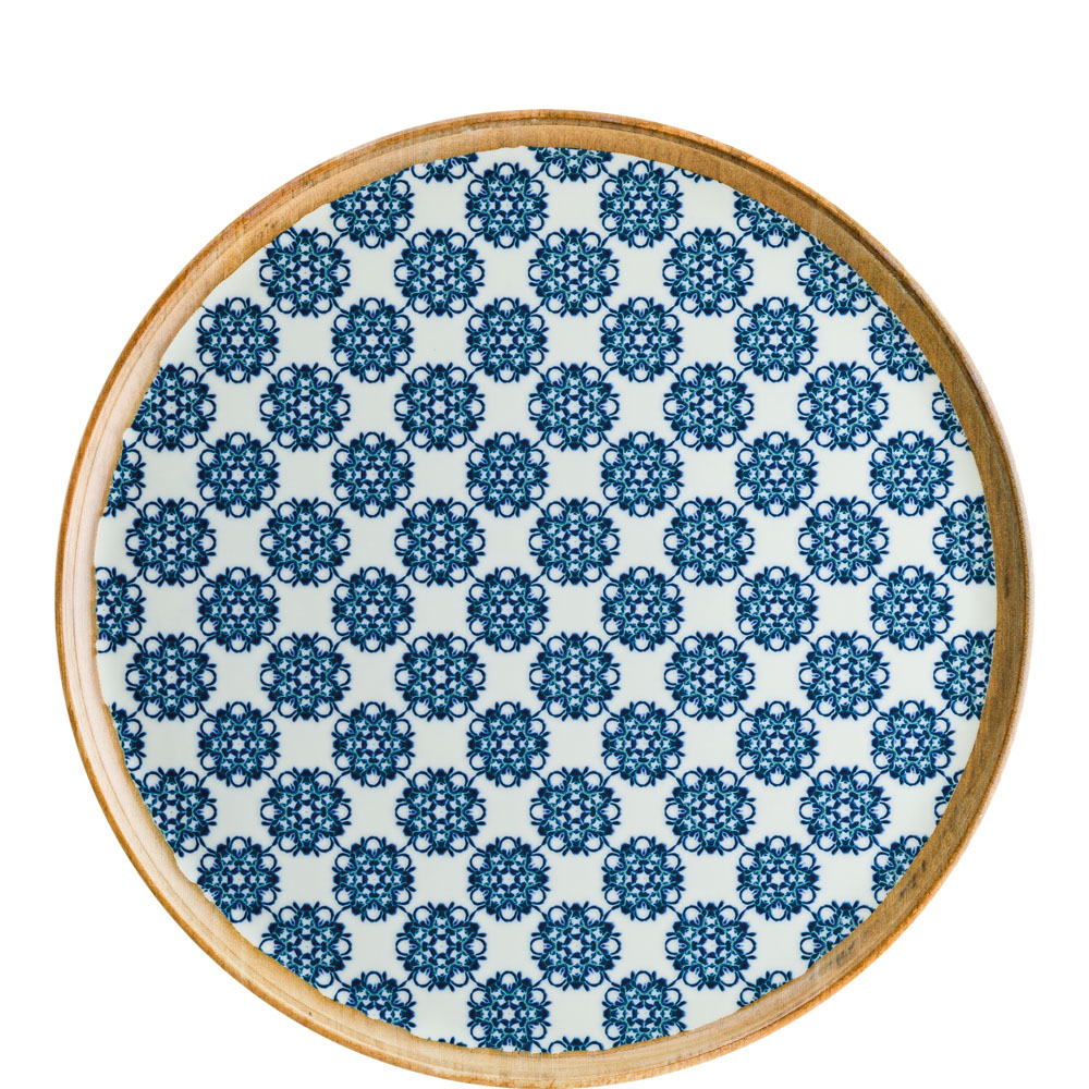 Bonna Lotus Gourmet Pizzateller 32cm, Envisio Digitaldruck, Porzellan