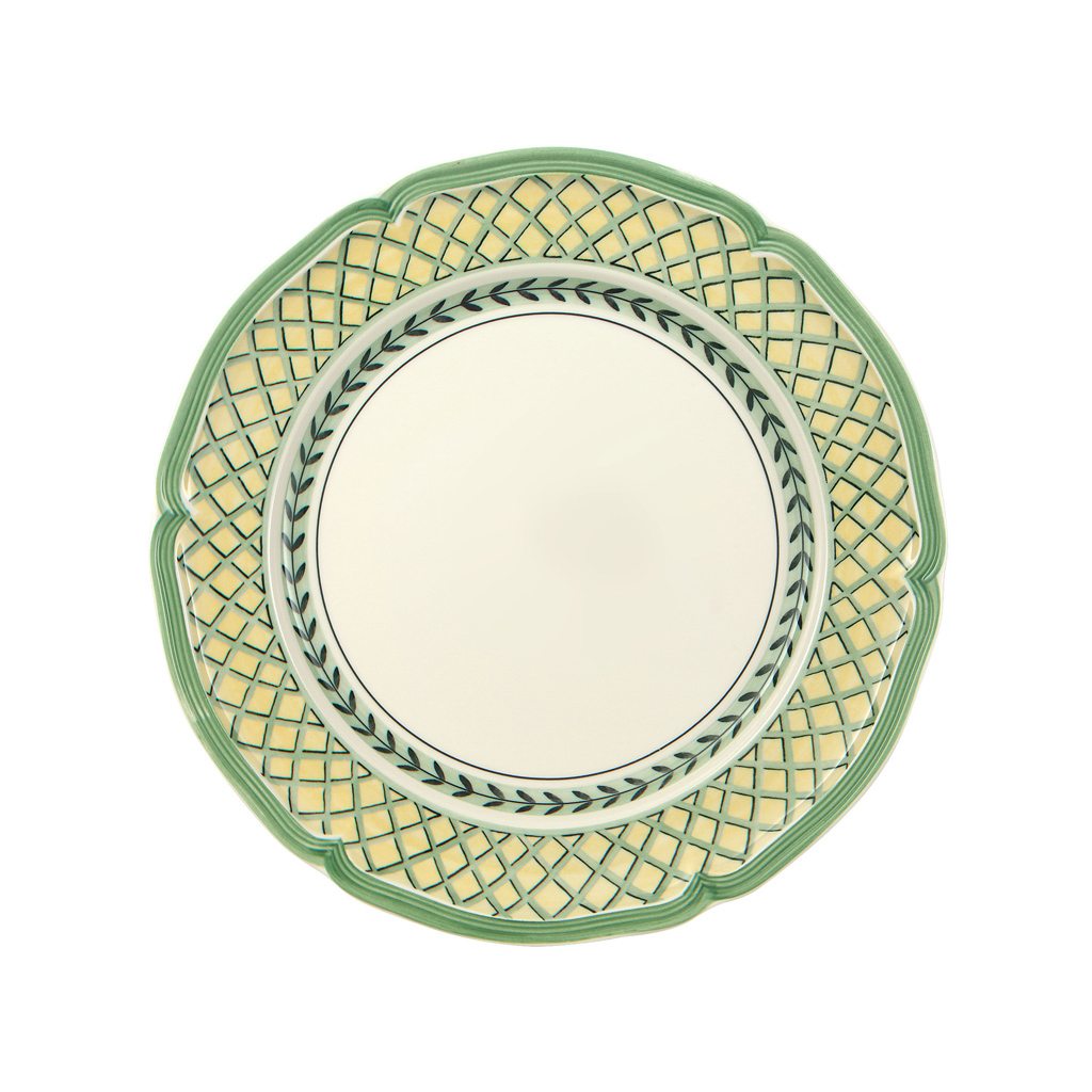 Villeroy und Boch Speiseteller - Maße: 26,7 x 26,7 x 3 cm / Ser.: French Garden Orange