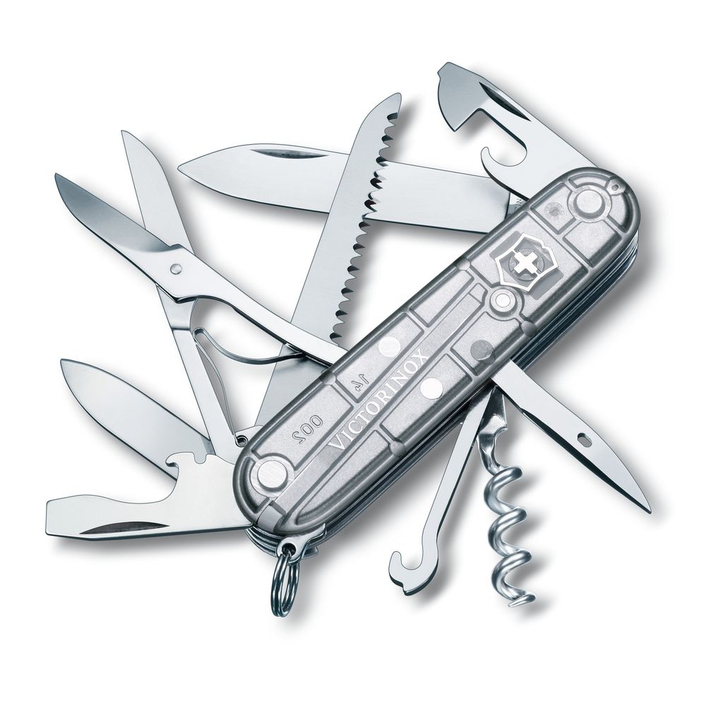 Victorinox Huntsman SilverTech, transparent silber