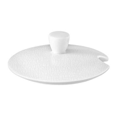 Seltmann Deckel zur Schüssel mit Deckel, rund, Form: Life, Dekor: 25676 Fashion luxury white, hohe Kantenschlagfestigkeit, Made in Germany