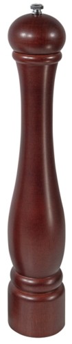 Pfeffermühle für ca. 75 g Pfefferkörner aus dunkel gebeiztem Gummibaumholz, mit hochwertigem Keramik-Mahlwerk Volumen: 0,1 l,