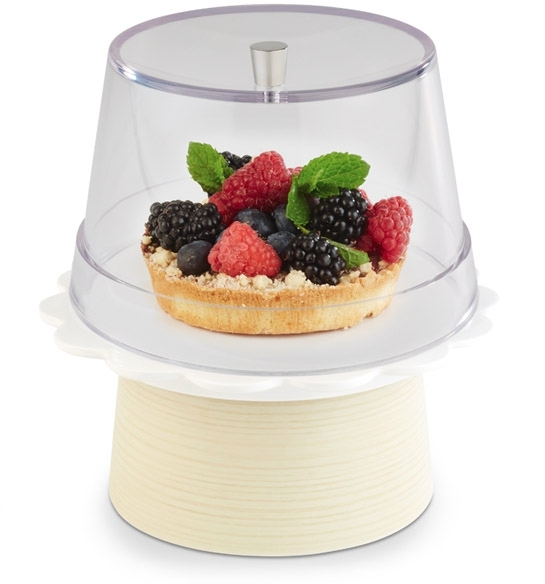 Haube -APS PLUS- Ø 16,5 cm, H: 10 cm Haube aus SAN Materialstärke: 3 mm Griff aus Zinkdruckguss spülmaschinengeeignet