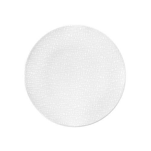 Seltmann Frühstücksteller rund 22,5 cm, rund, Form: Life, Dekor: 25676 Fashion luxury white, hohe Kantenschlagfestigkeit, Made in Germany