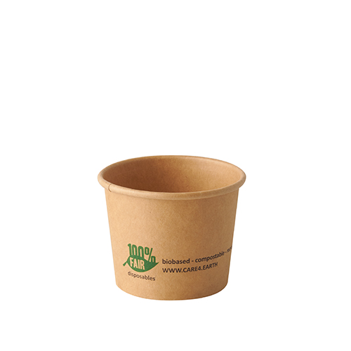 50 Portionsbecher, Pappe 60 ml Ø 6 cm · 4,9 cm braun von PAPSTAR