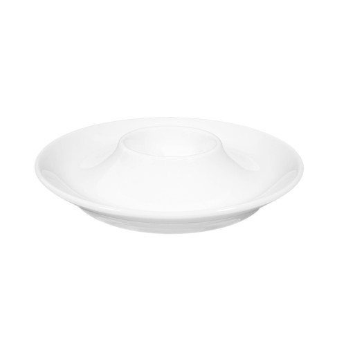 Seltmann Eierbecher mit Ablage (glatt), Form: Blues, weiss