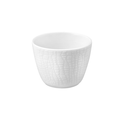 Seltmann Dipschale 0,09 l, rund, Form: Life, Dekor: 25676 Fashion luxury white, hohe Kantenschlagfestigkeit, Made in Germany