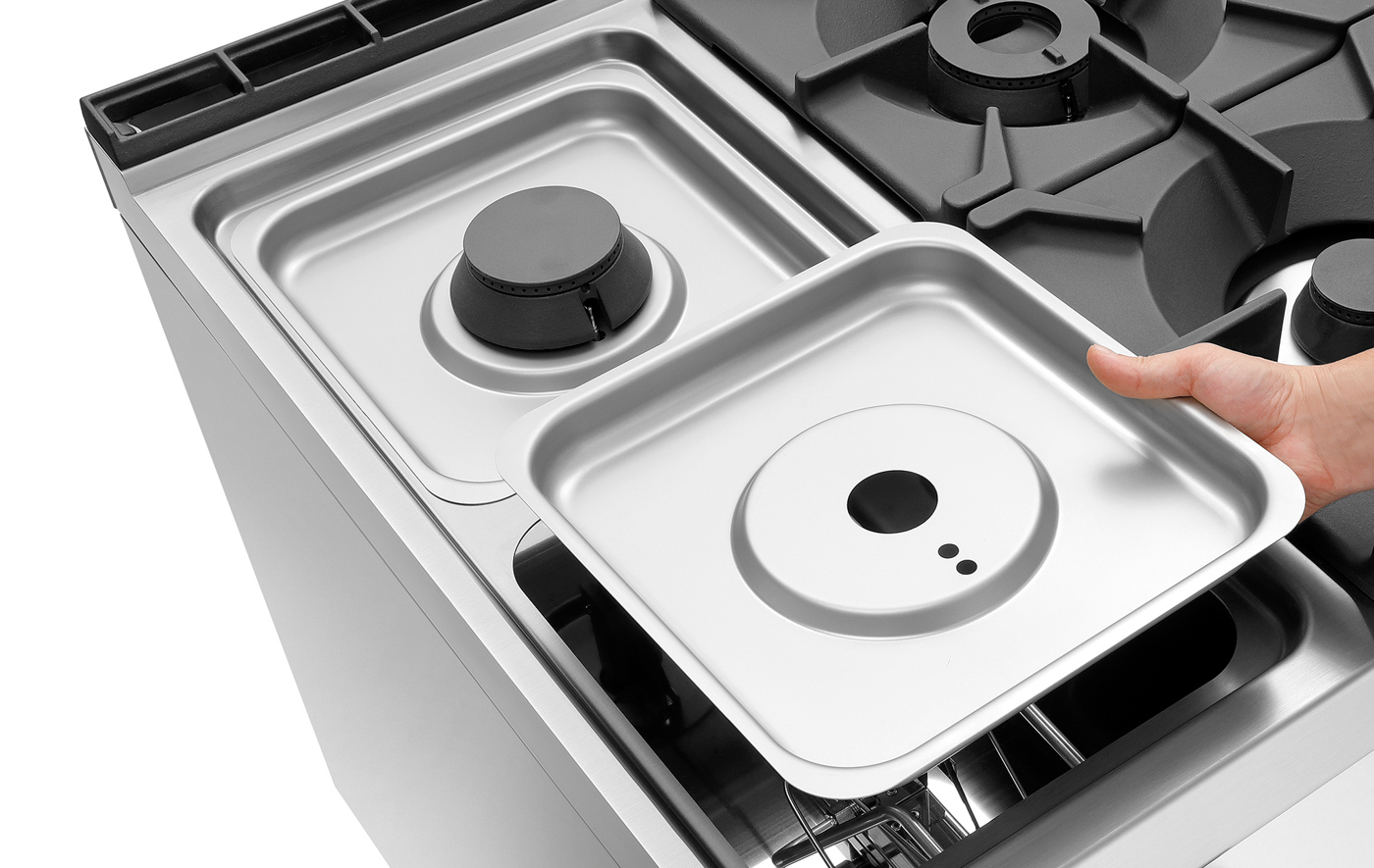 Bartscher 6 Flammen Gasherd , UO | Gas-Art:Erdgas H (20 mbar) ,Flüssiggasdüsen (50 mbar) |Maße: 120 x 90 x 90,0 cm. Gewicht: 137,1 kg